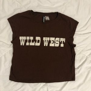 H&M brown top